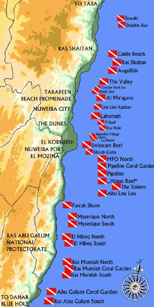 nuweiba-diving-map